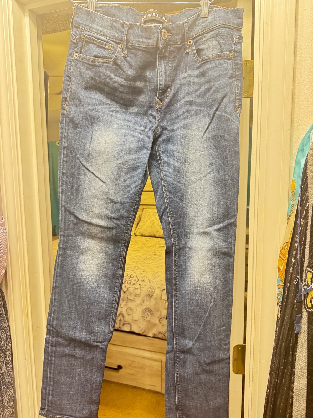 Express Women’s Blue Skinny Jeans